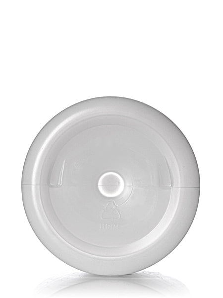 32 oz natural-colored HDPE plastic single wall jar