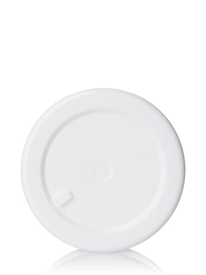 1/2 oz white PP plastic double wall straight base jar