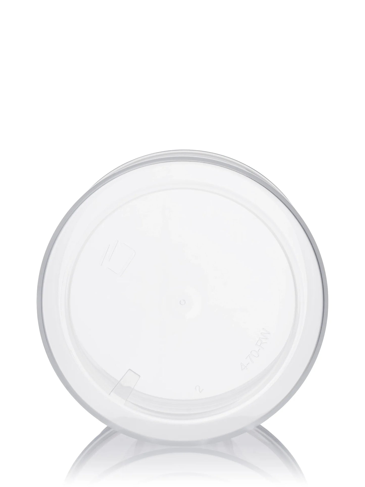 4 oz natural-colored PP plastic single wall jar