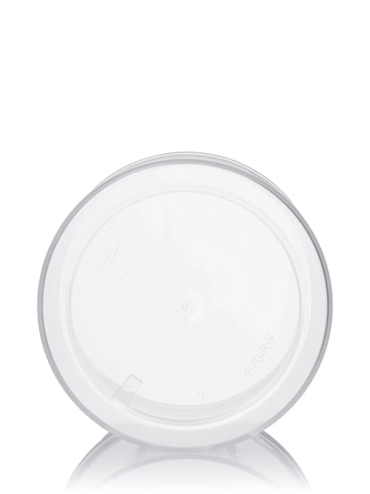 4 oz natural-colored PP plastic single wall jar
