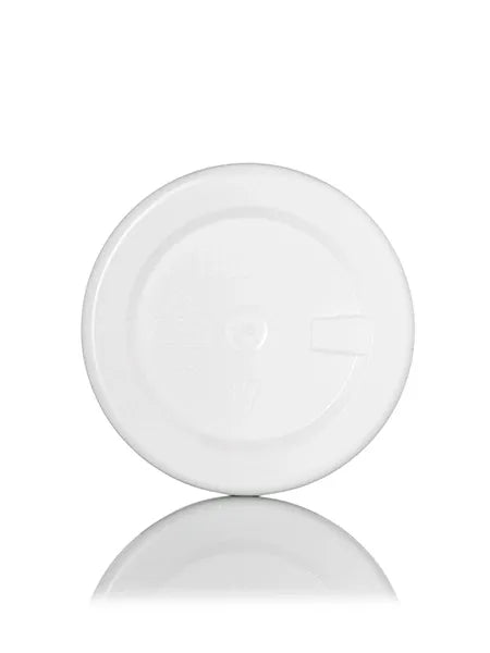 1/4 oz white PP plastic double wall straight base jar