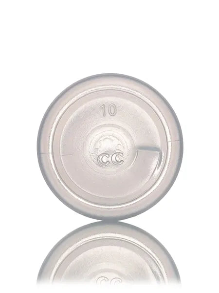 1 oz natural-colored LDPE plastic boston round bottle