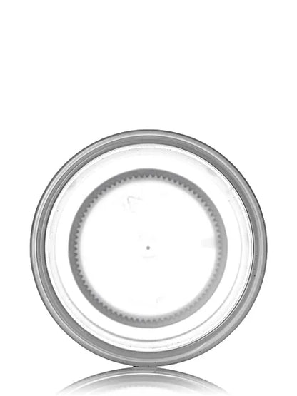 4 oz natural-colored PP plastic double wall round base jar